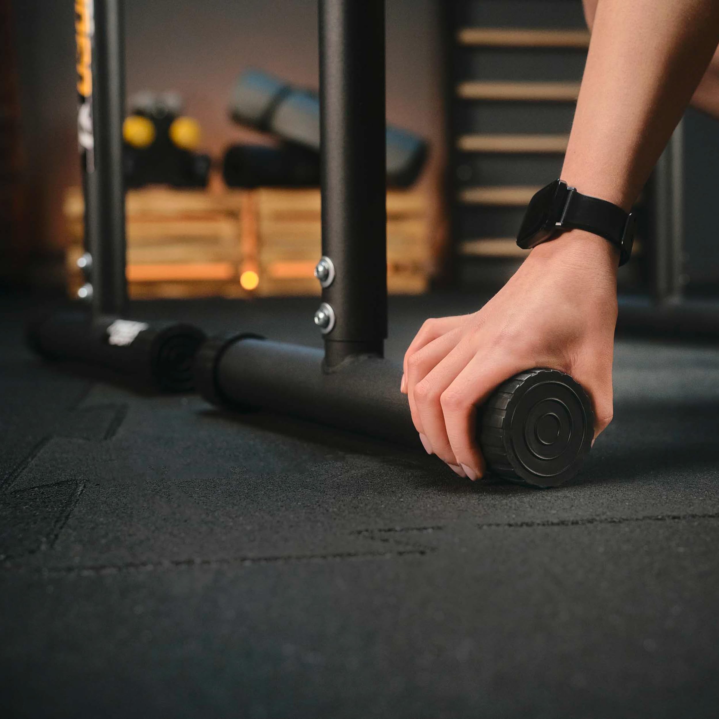 TREX SPORT Dip Barren bis 200 kg höhenverstellbar 80-90 cm TX-040DS | Dip Station 2er Set Parallettes Calisthenics Equipment bis 200 kg, Rutschfeste Füße