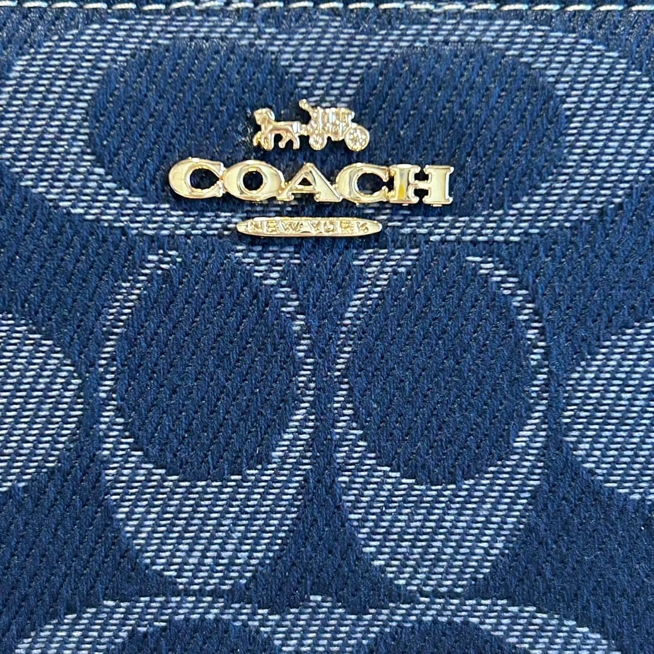 COACH（コーチ）長財布 F53769 ラウンドファスナー シグネチャー