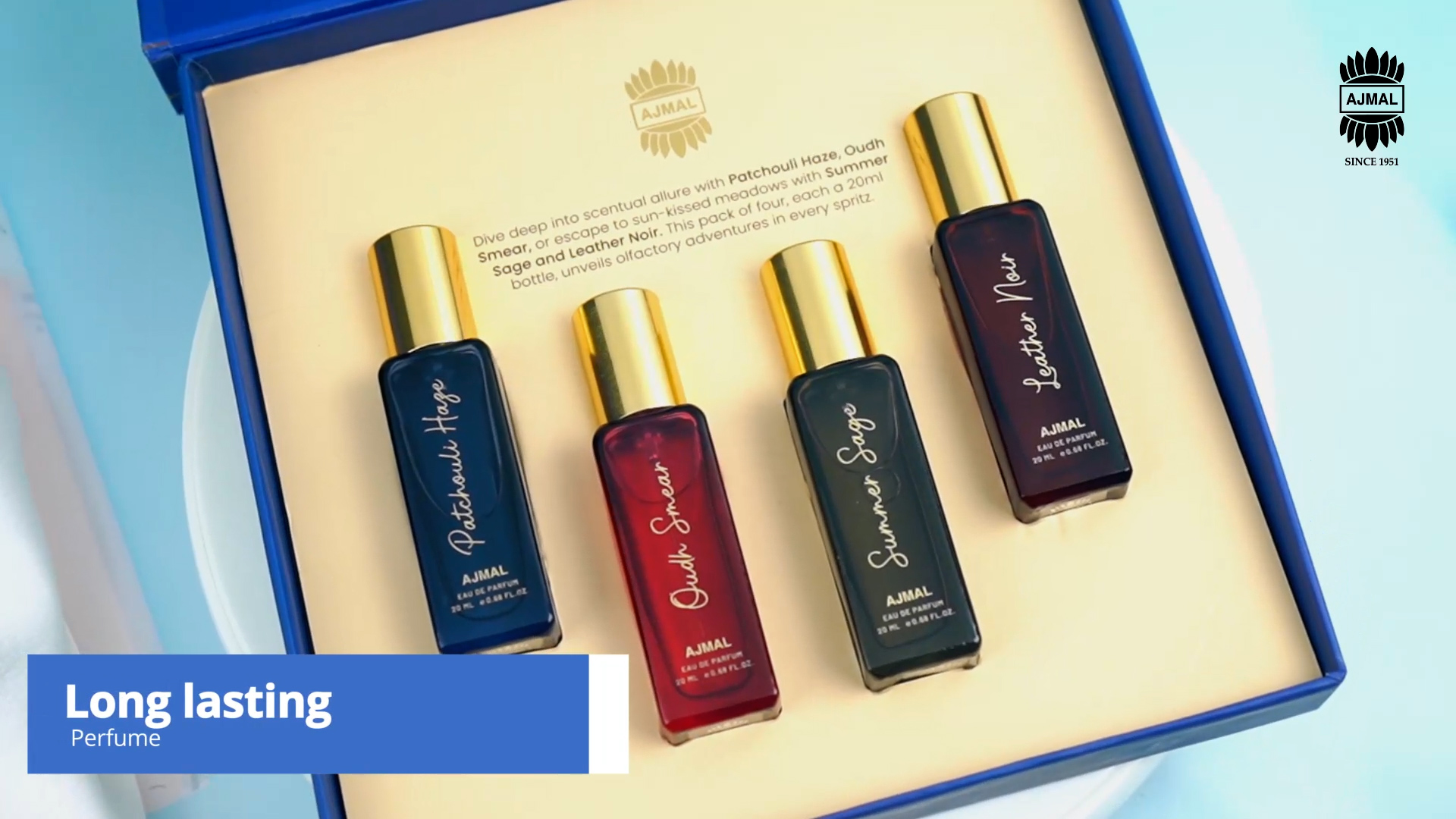 Image of Ajmal Artisan Perfume Gift Set for Men & Women | 4x20ml Unisex Eau De Parfum Miniatures | Perfume for Men and Women with Floral, Citrus & Woody Fragrance | Versatile Office /Work Unisex Cologne