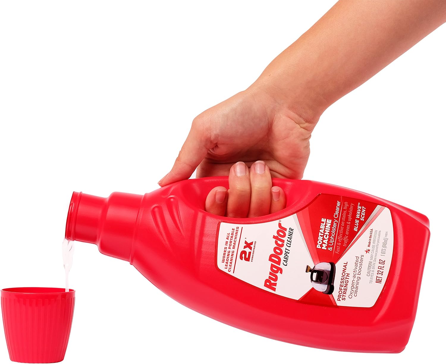 Rug Doctor Upholstery Cleaning Solution, Medium, 32 oz, Red