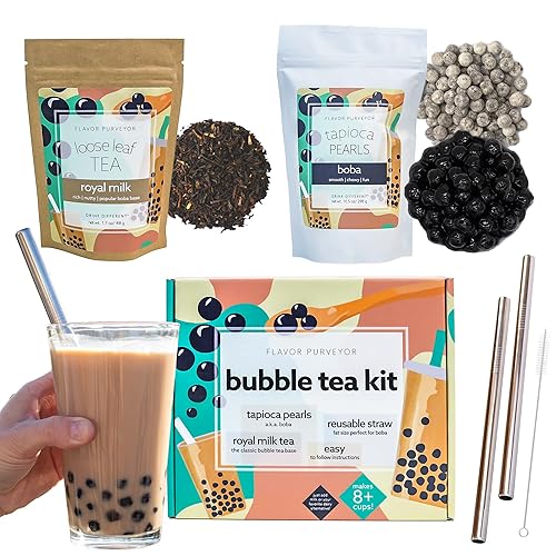 Kit de té de burbujas para bricolaje Boba Tapioca