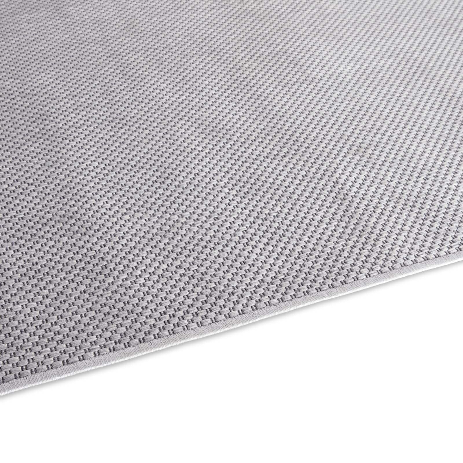 Taracarpet Teppich Flacher Kurzflorteppich für Wohnzimmer, Schlafzimmer und Kinderzimmer auch als Küchenteppich für die Küche in Sisal Optik Creme 140x200 cm