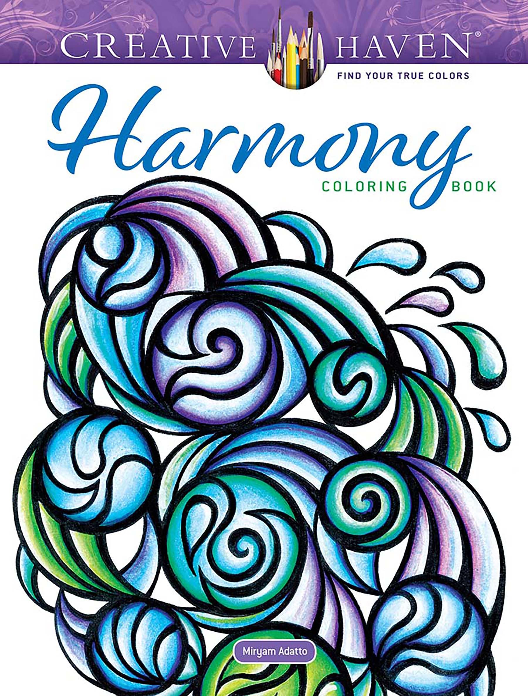 Amazon.com: Creative Haven Harmony Coloring Book (Adult Coloring Books ...