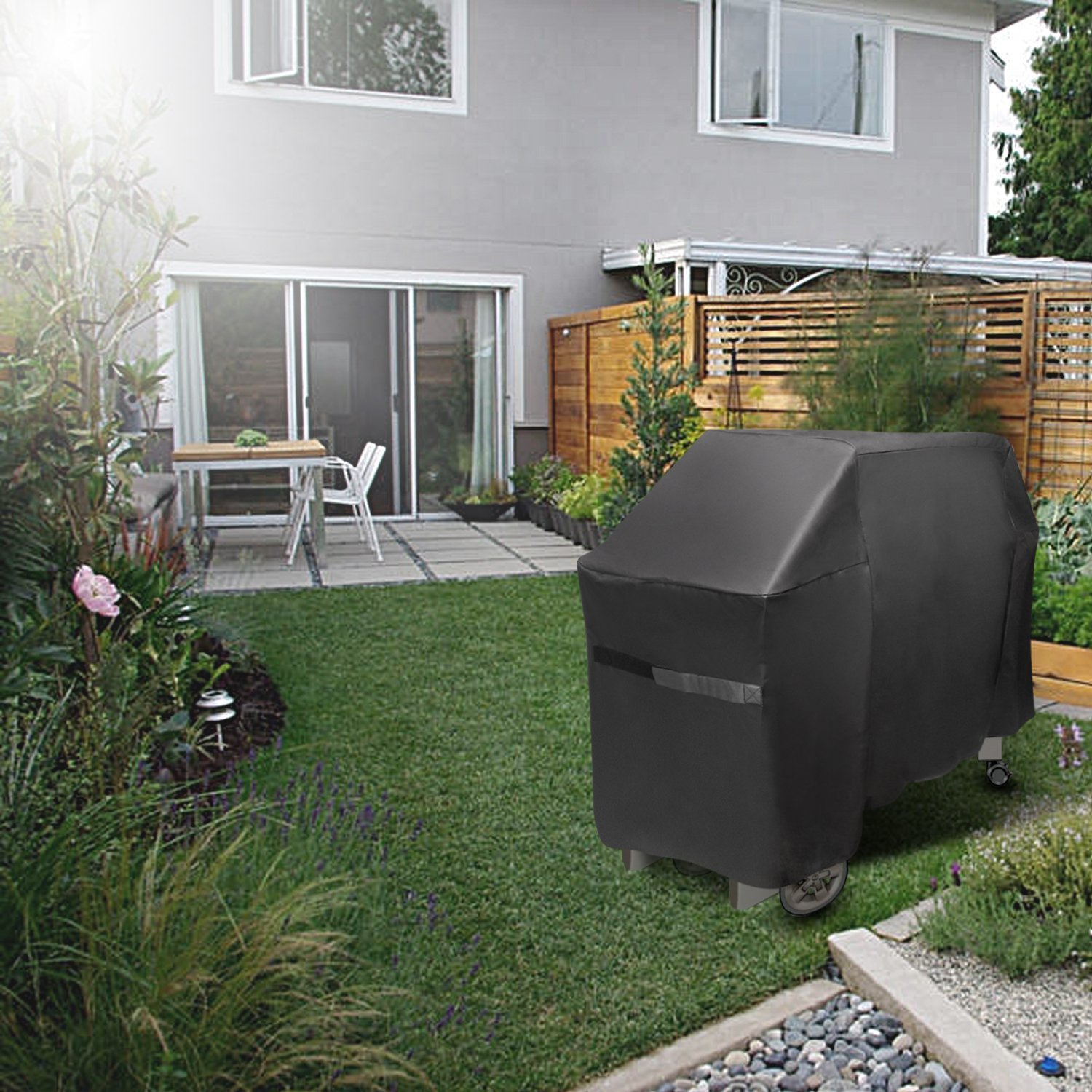 onlyfire Cover Copertura per Barbecue (per Weber Genesis & II & II LX 300), Resistente agli Agenti atmosferici, Anti-dissolvenza