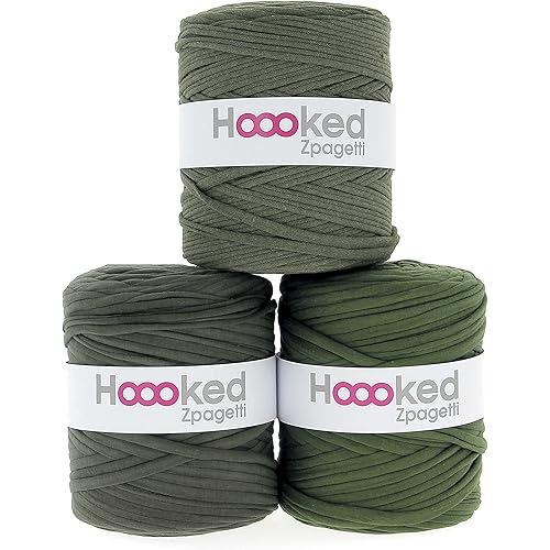 Hoooked Zpagetti Yarn-Vineyard Green