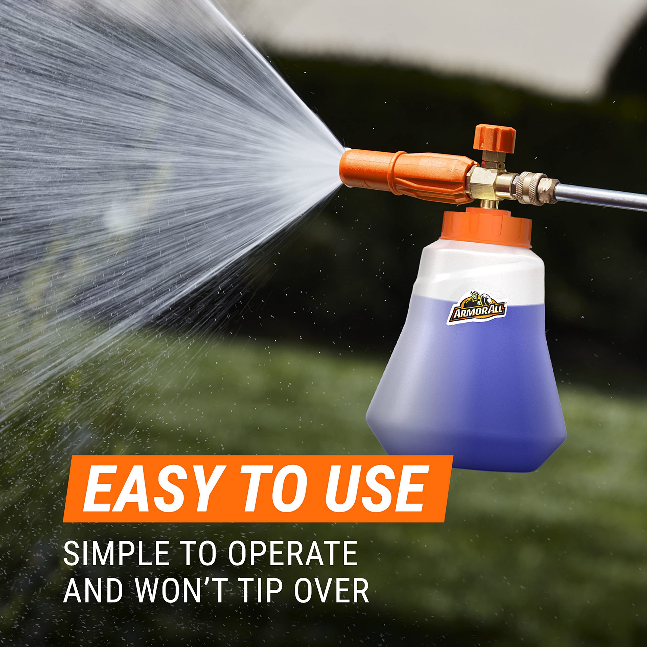 Buy Armor All Foaming Car Wash Canister, 2in1 Foam Cannon Kit with