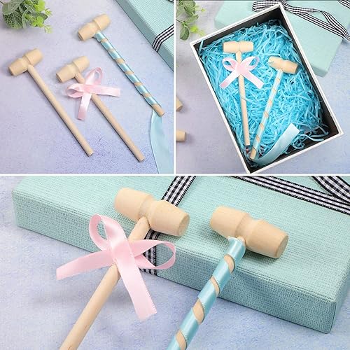 Miniatura 7 de Mini martillo de madera para cangrejo o langosta martillos de mariscos de madera dura natural martillos de cangrejo mazos de galletas en madera