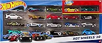 Hot Wheels Diecast Veículo de Brinquedo Pacote Surpresa 20 carros para crianças a partir de 3 anos