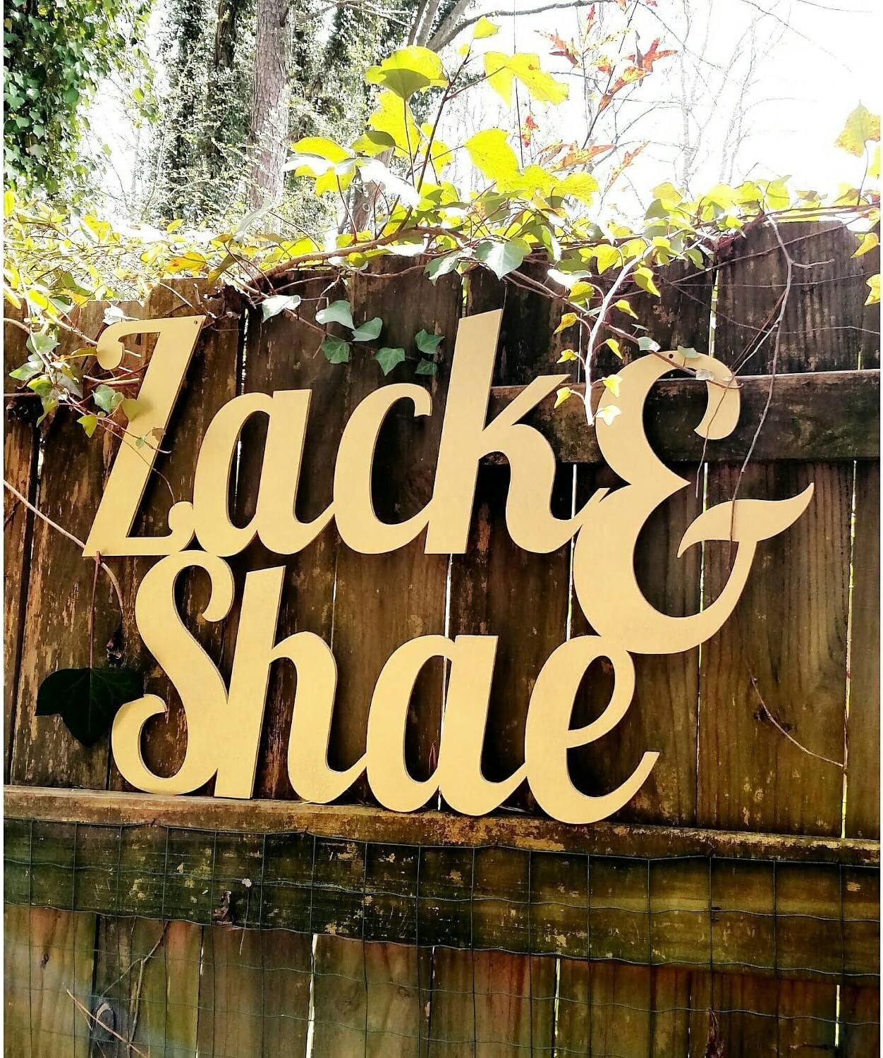 Custom Sign - couple's name sign - FOAM BOARD party & wedding decor
