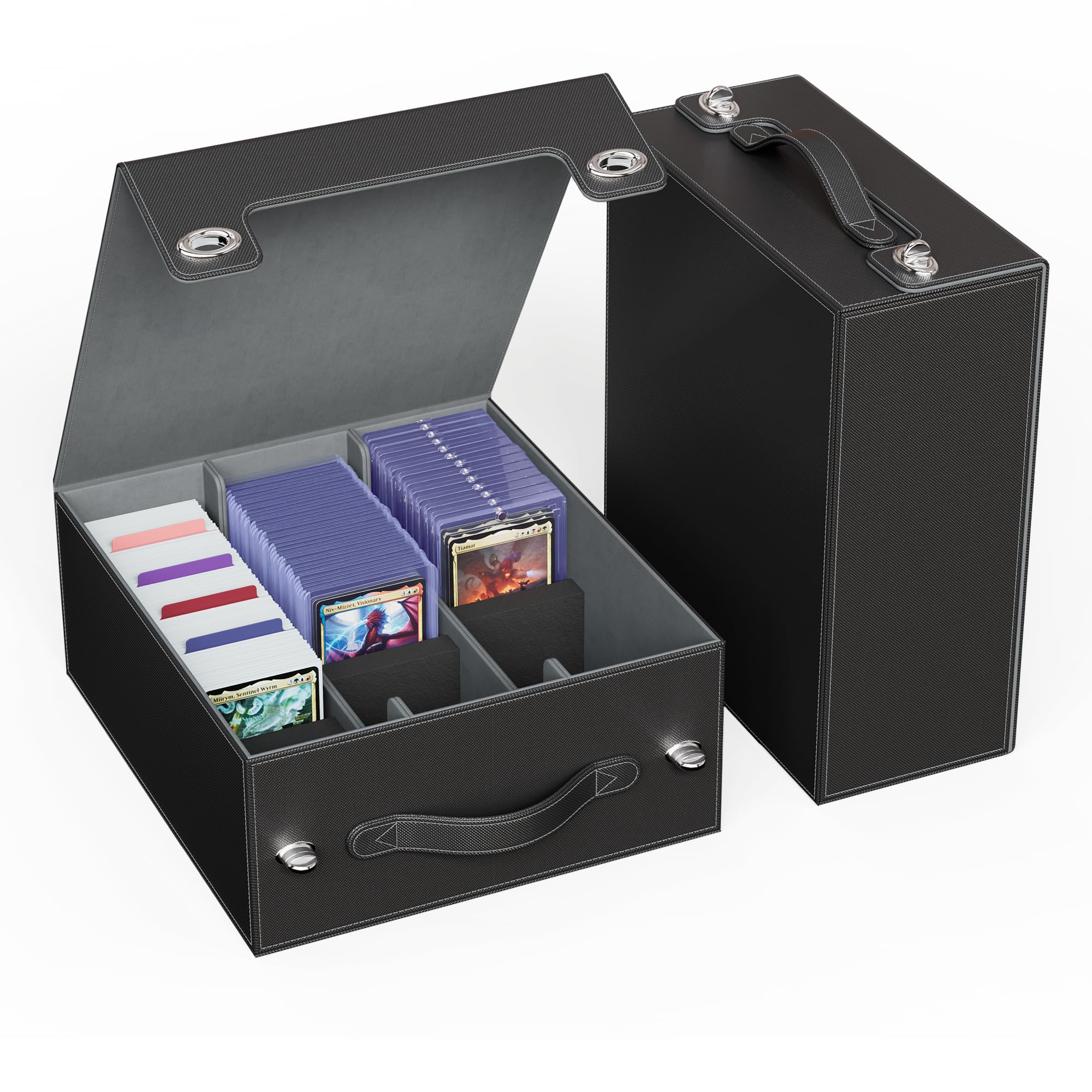 UAONO Trading Card Storage Box Holds 2350+ Cards, Bulk Card Storage — image 1