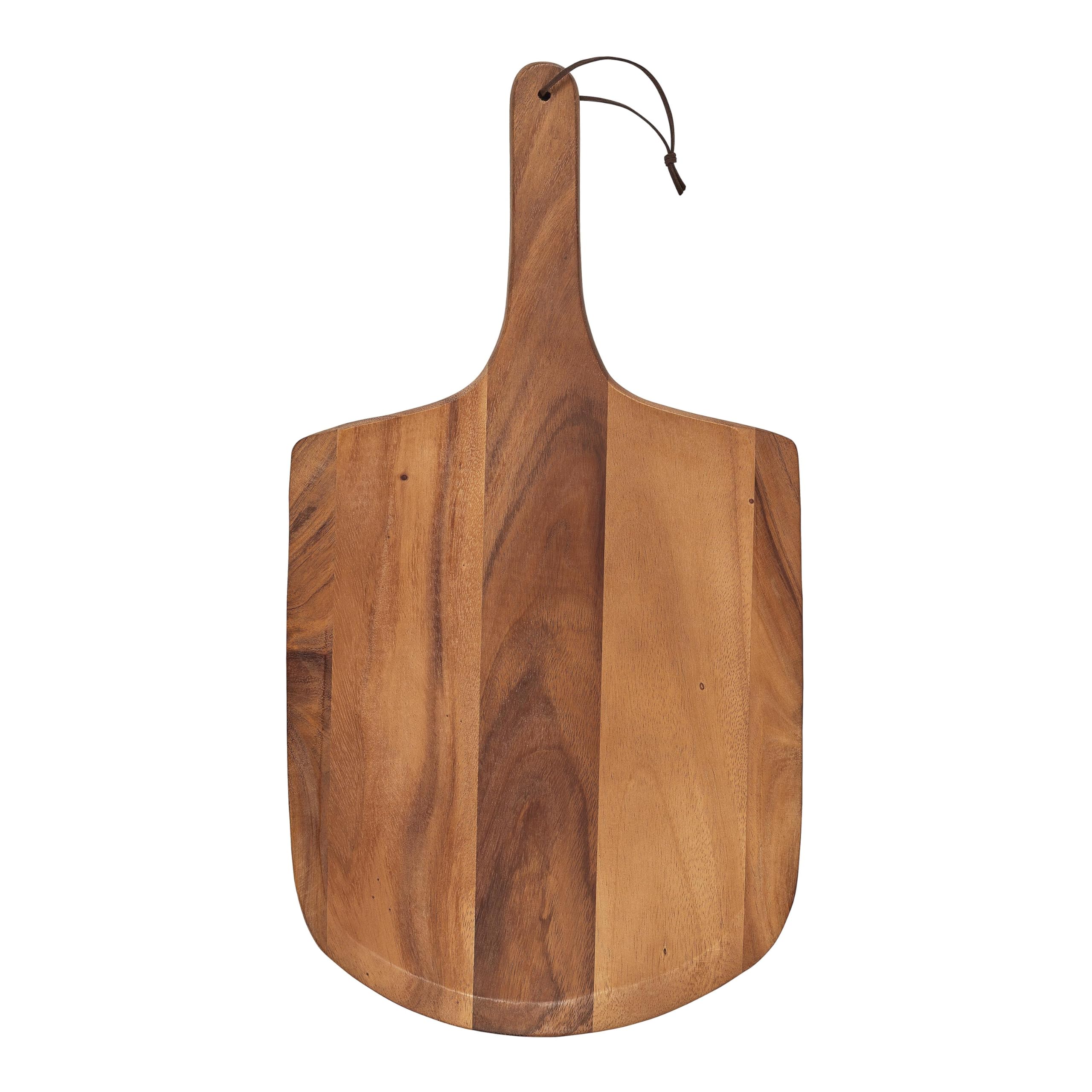 Tala Large Pizza Paddle Made with Natural Acacia Wood, Perfect for Serving & Displaying Pizzas and Freshly Baked Goods, Ideal as a Bread Paddle, Measures 57x30.5x1.5cm
