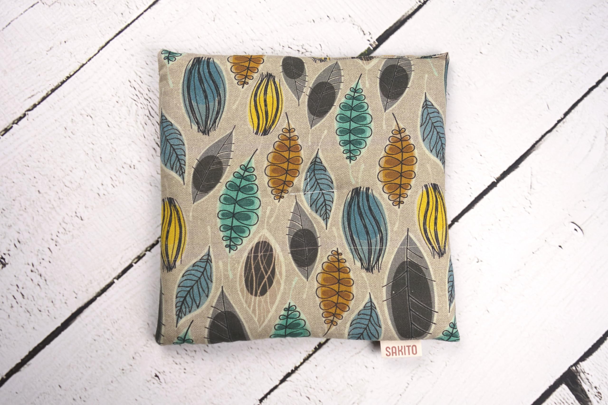 Saco Semillas Microondas (25x25 cm) - Cojin Térmico Natural para Cervicales y Lumbalgia, Uso en Calor o Frio - Gran Retencion de Calor - Muy Duradero con Tela de Primera Calidad - Aroma a Lavanda