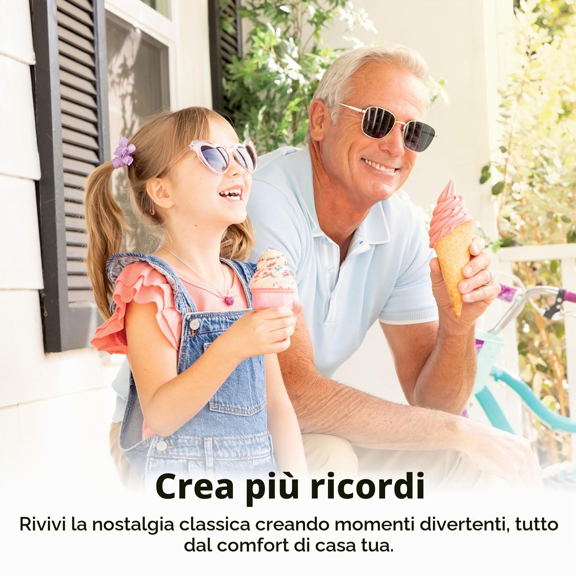 Ninja CREAMi Swirl - Macchina per gelato e servire, sorbetto, frappè, yogurt congelato, programma a basso contenuto calorico e altro, 13 in 1, manico morbido e 2 confezioni di crema Swirl da 453,6 g,