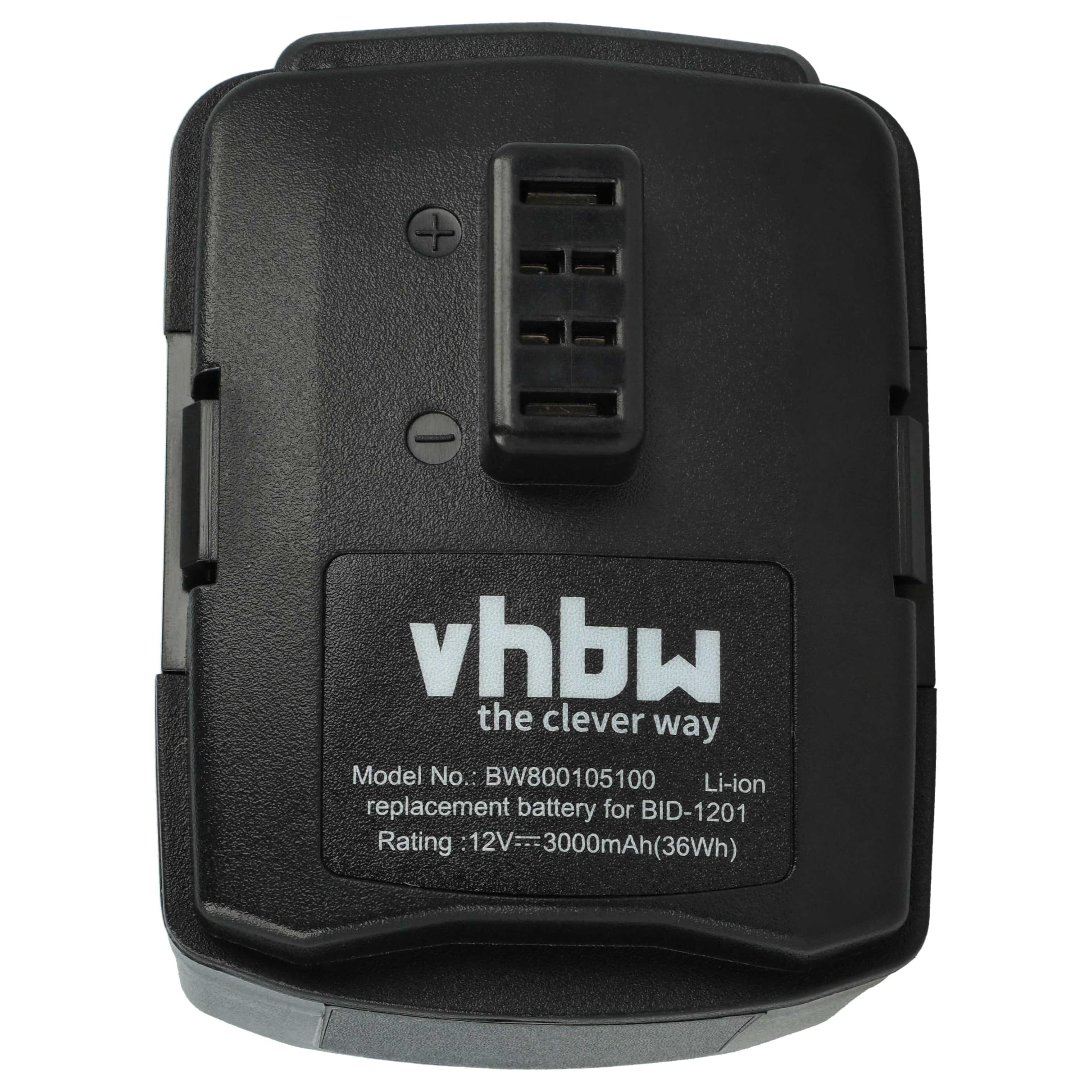 vhbw 2x batteria sostituisce Ryobi BPL-1220, 130503001, CB120L, 130503005 per utensile elettrico (3000 mAh, Li-Ion, 12 V)