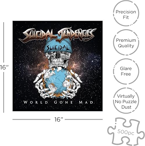 Miniatura 2 de RockSaws - Suicidal Tendencies World Gone Mad (rompecabezas de 500 piezas)