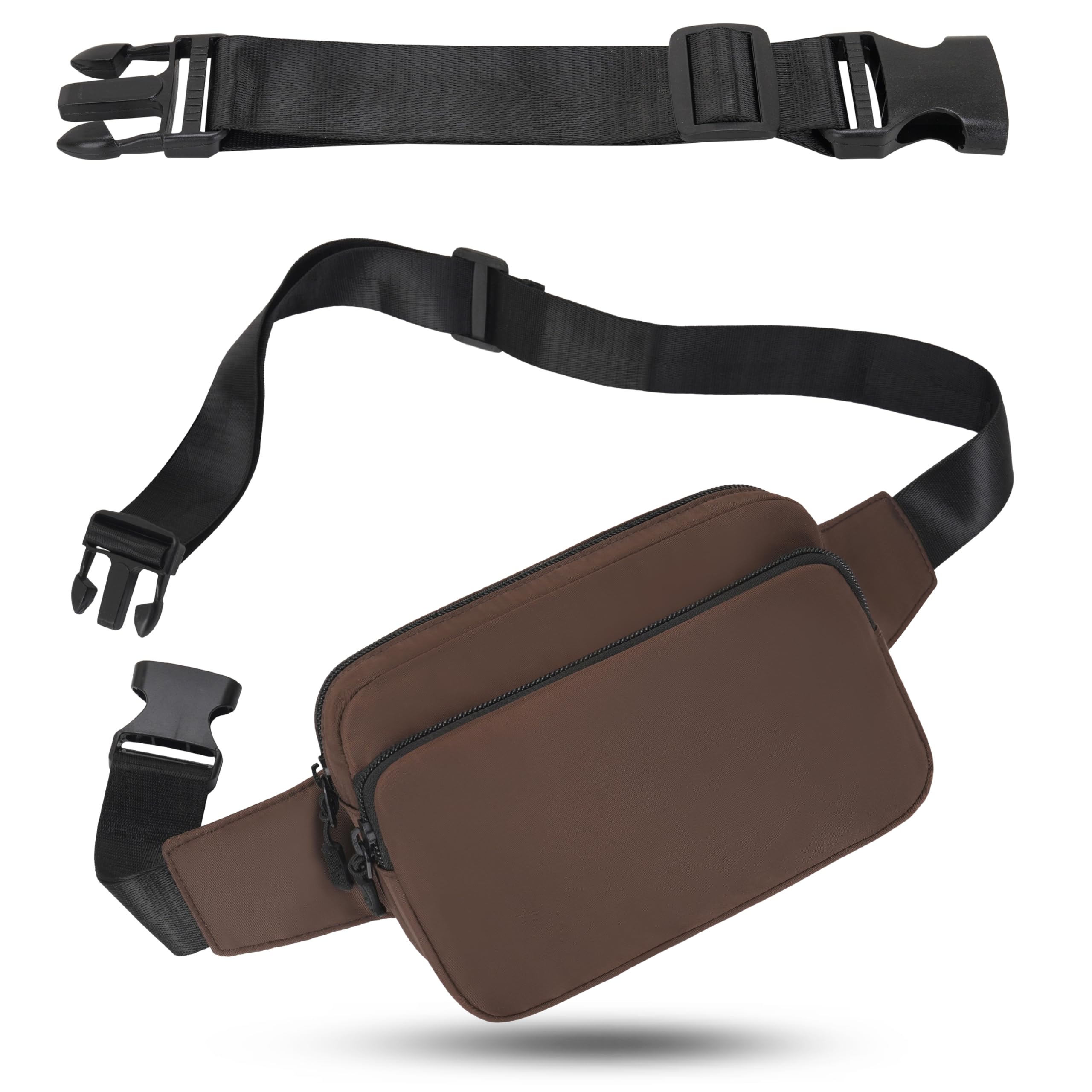 Bumbags Waist Fanny Pack Fashion Bum Bag with 30cm Extended Belt for Dog Walking Climbing Hiking Travel Cycling Girls Ladies Men Women โ image 1