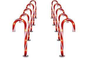Candy Cane Pathway Lights Outdoor - A Festive Christmas Walkway