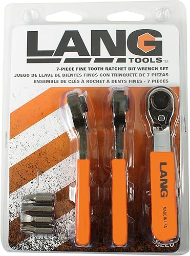 Miniatura 3 de Lang Tools 5220 - Juego de llaves de punta de dientes finos de 7 piezas, color negro