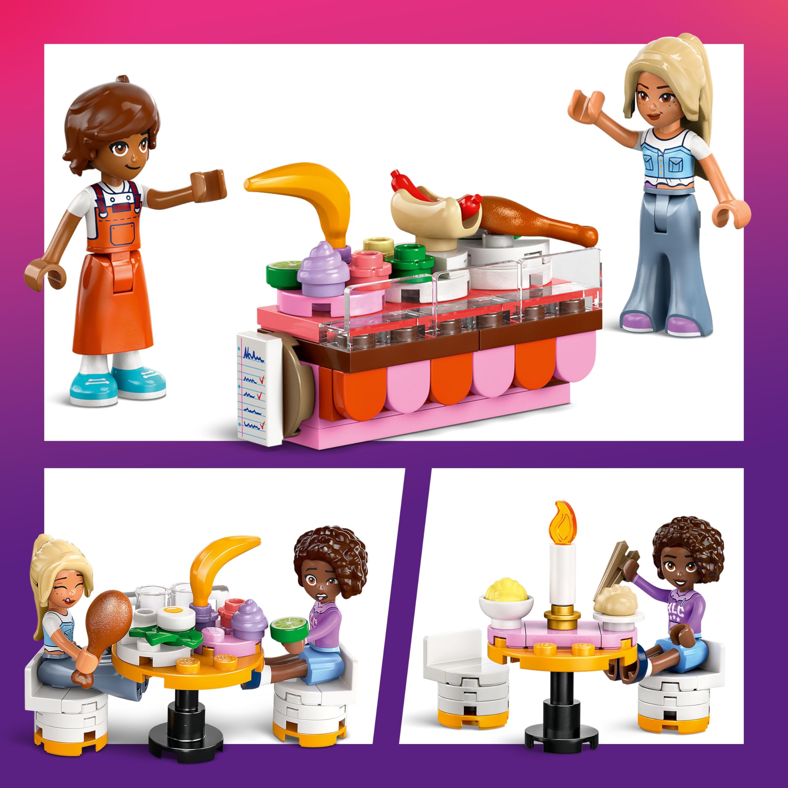LEGO Friends Restaurante e Escola de Culinária 42655 | Amazon.com.br