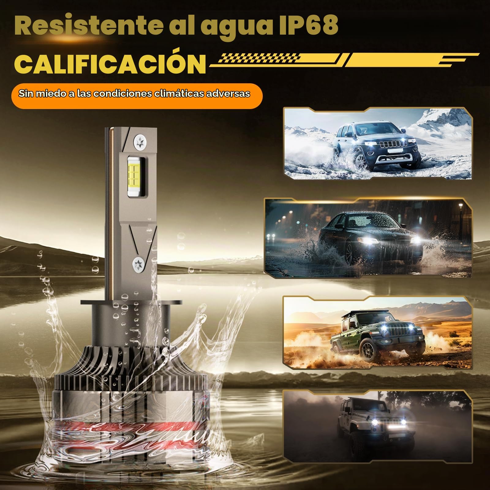KOYOSO H11 LED Bombillas 180W 36000LM Lámpara Faro para 12V Auto, 2 Piezas | Compatible CANBUS, Luminosidad Mejorada, IP68, 360° light No Dark, 15000RPM Fan & 2 Copper Tubes Refrigeración Óptima