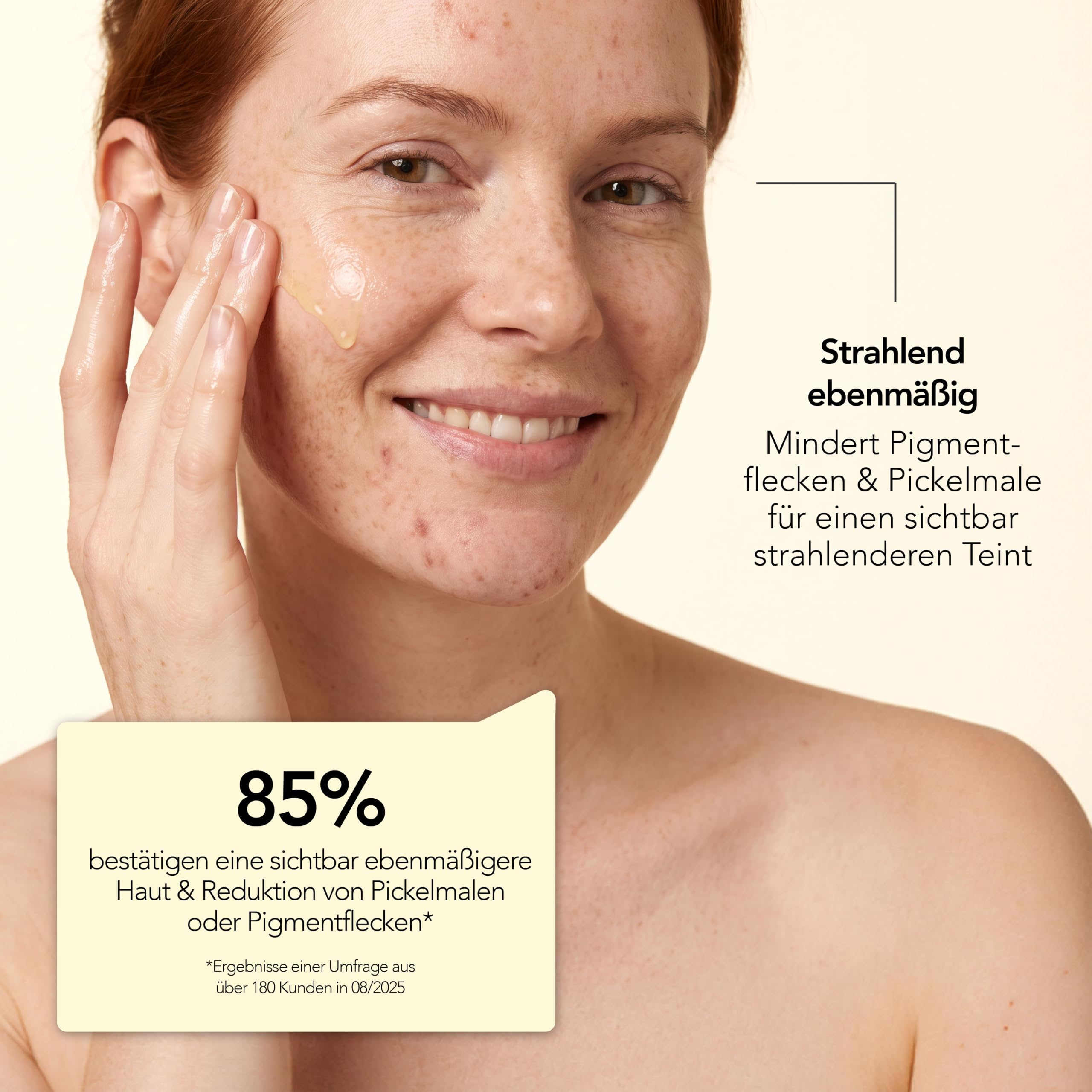 Vitamin C Booster FACES OF FEY - 30x1,3ml Ampullen mit 20% Vitamin C & Hyaluron - Dermaroller & Microneedling Serum fürs Gesicht - für ebenmäßigen Teint, gegen Pigmentflecken & Pickelmale, vegan