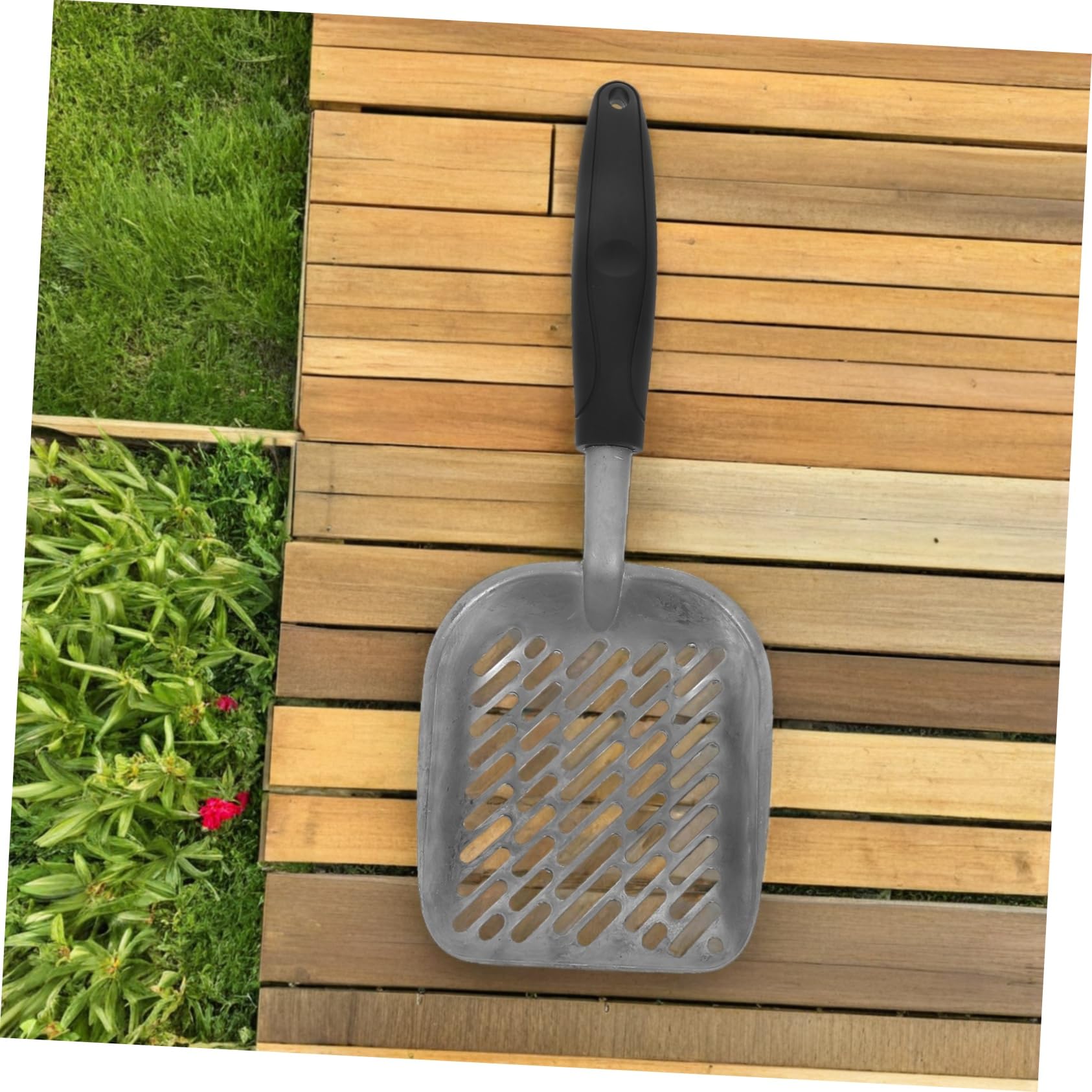 UPKOCH 2pezzi per Lettiera in Alluminio Setacciatura Rapida con Fori Larghi Impugnatura Ergonomica Compatibile con Tutte Lettiere per Facile da