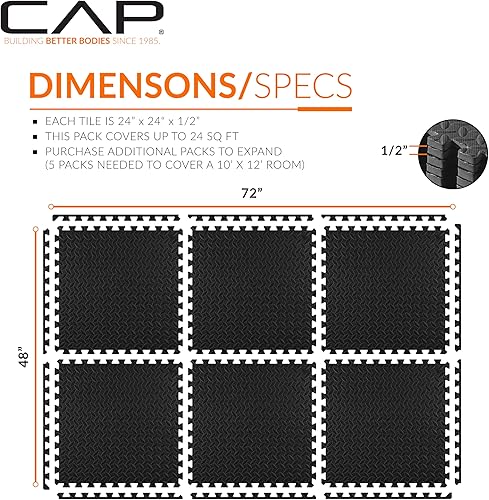 Miniatura 4 de CAP Puzzle Diamond Plate Texture Puzzle Exercise Mat  Múltiples opciones