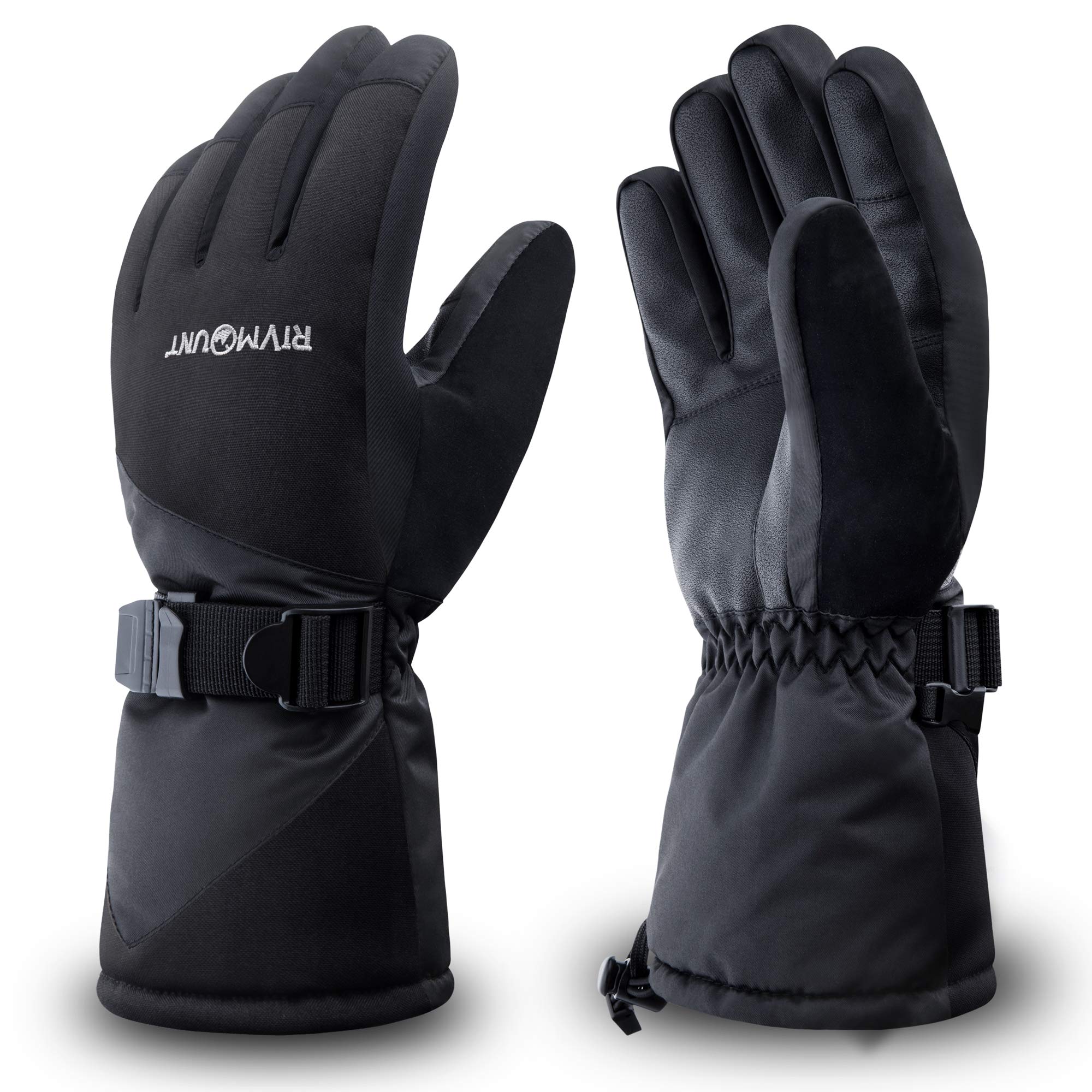 Rivmount Ski Snow Gloves Men Women Waterproof 3m Thinsulate Warm