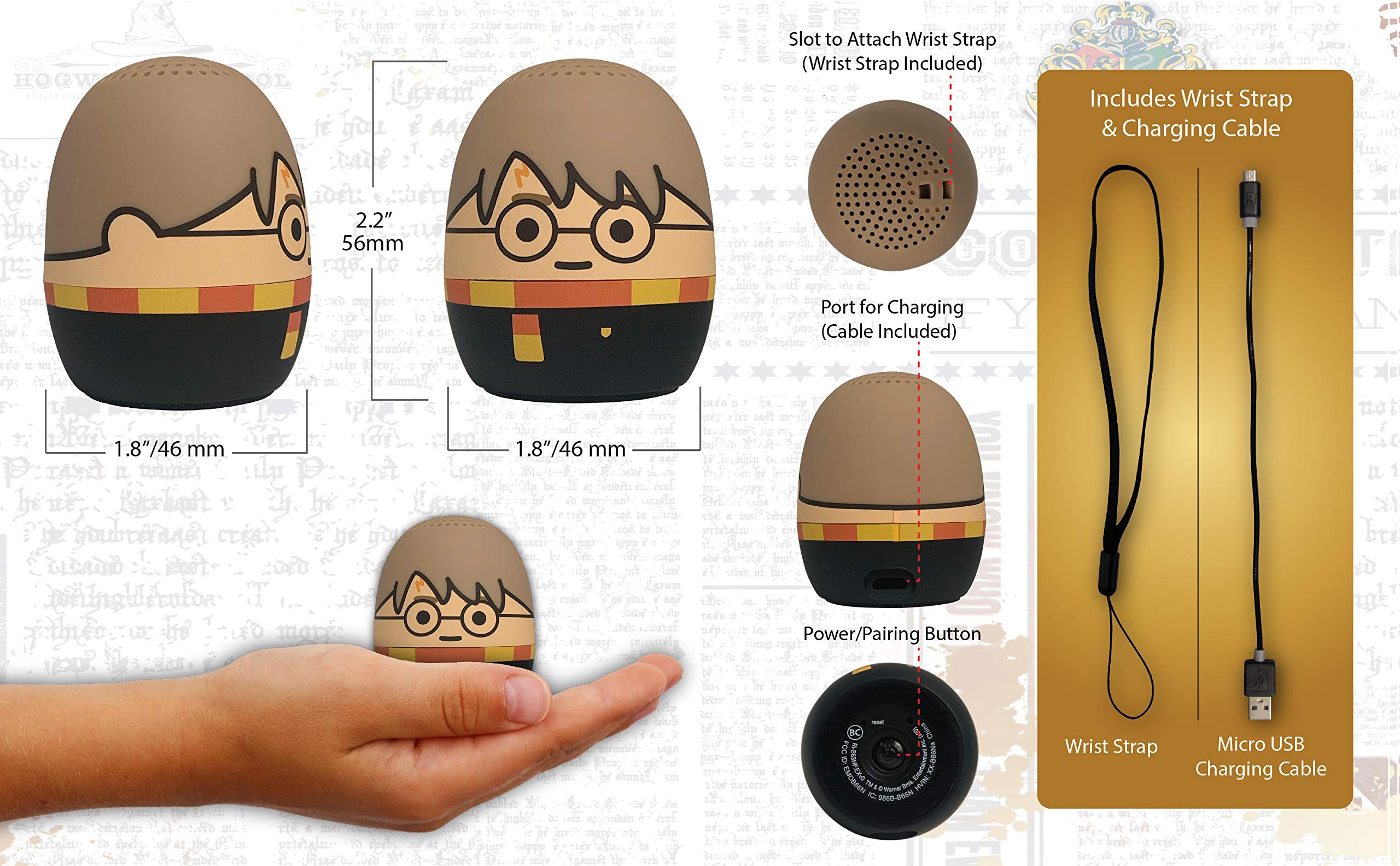 Harry Potter Bluetooth Speaker compatible with various devices