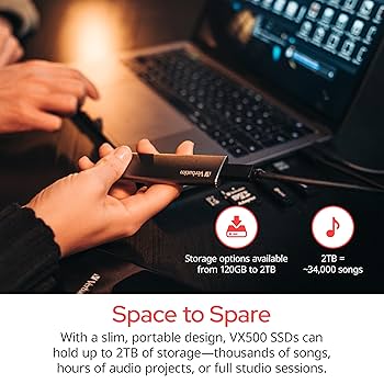 Amazon.com: Verbatim 2TB Vx500 Portable SSD External Hard