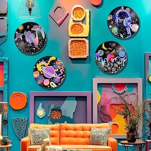 Miniatura 2 de Bnesi 4 pósteres de decoración de habitación hippie para habitación, pósteres estéticos de música, decoración retro, decoración de habitación