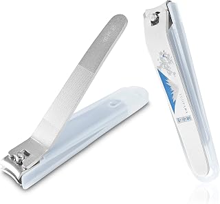 Seki Japan Japanese WA Nail Clipper, Fingernail Toenail Stainless Steel Cutters, Curved Edge, FUJIYAMA (Mount Fuji) for Gift