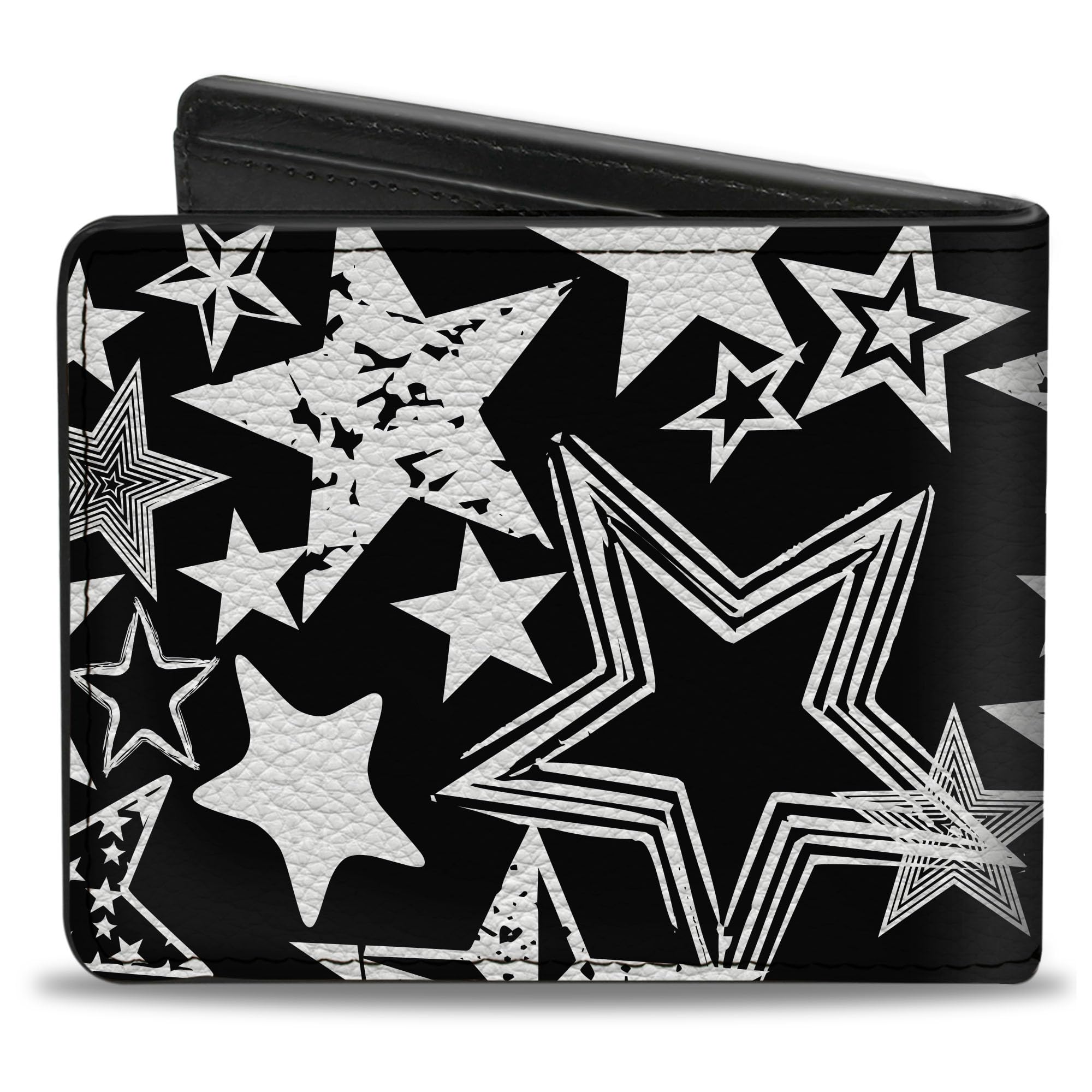 Buckle-Down Men's Wallet, Bifold, Stargazer Black White, Vegan Leather, Multi, 4.0
