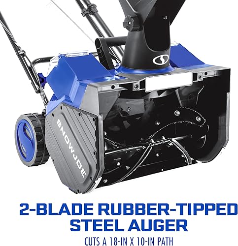 Miniatura 6 de Snow Joe - Soplador de nieve inalámbrico (48 V, 4 Ah, 4 unidades)