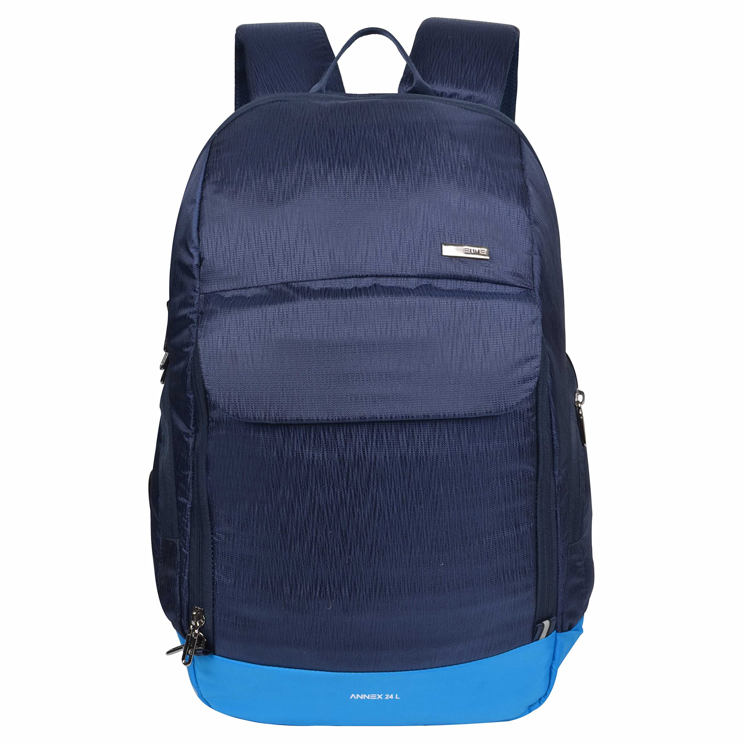 EUME Annex 24 Ltr Laptop Backpack for 14 inch Laptop Navy Blue - Blue Series (B07FVJKG8C) Amazon Price History, Amazon Price Tracker