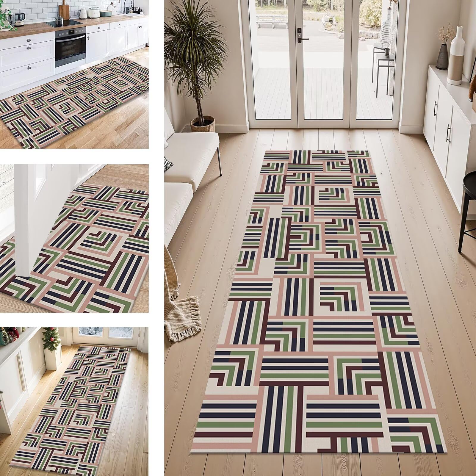 Paillasson interieur lavable pour protéger le sol de la cuisine