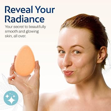 HartFelt [10 Pack] Gentle Exfoliating Facial Sponge for Face - Daily Cleansing Scrubber - Buf Dirt Away with Puf styled Reusable Face Pads for Removing Makeup, Dirt, and Dead Skin