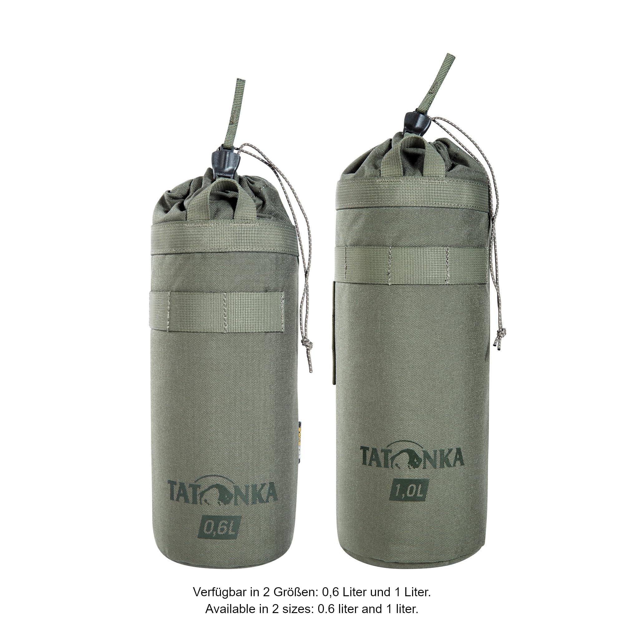 Tatonka Thermo Bottle Cover 0,6 l BC – pokrowiec izolacyjny na butelki na napoje o pojemności 600 ml – ze szlufkami do mocowania na plecaku (kompatybilny z OLLE)