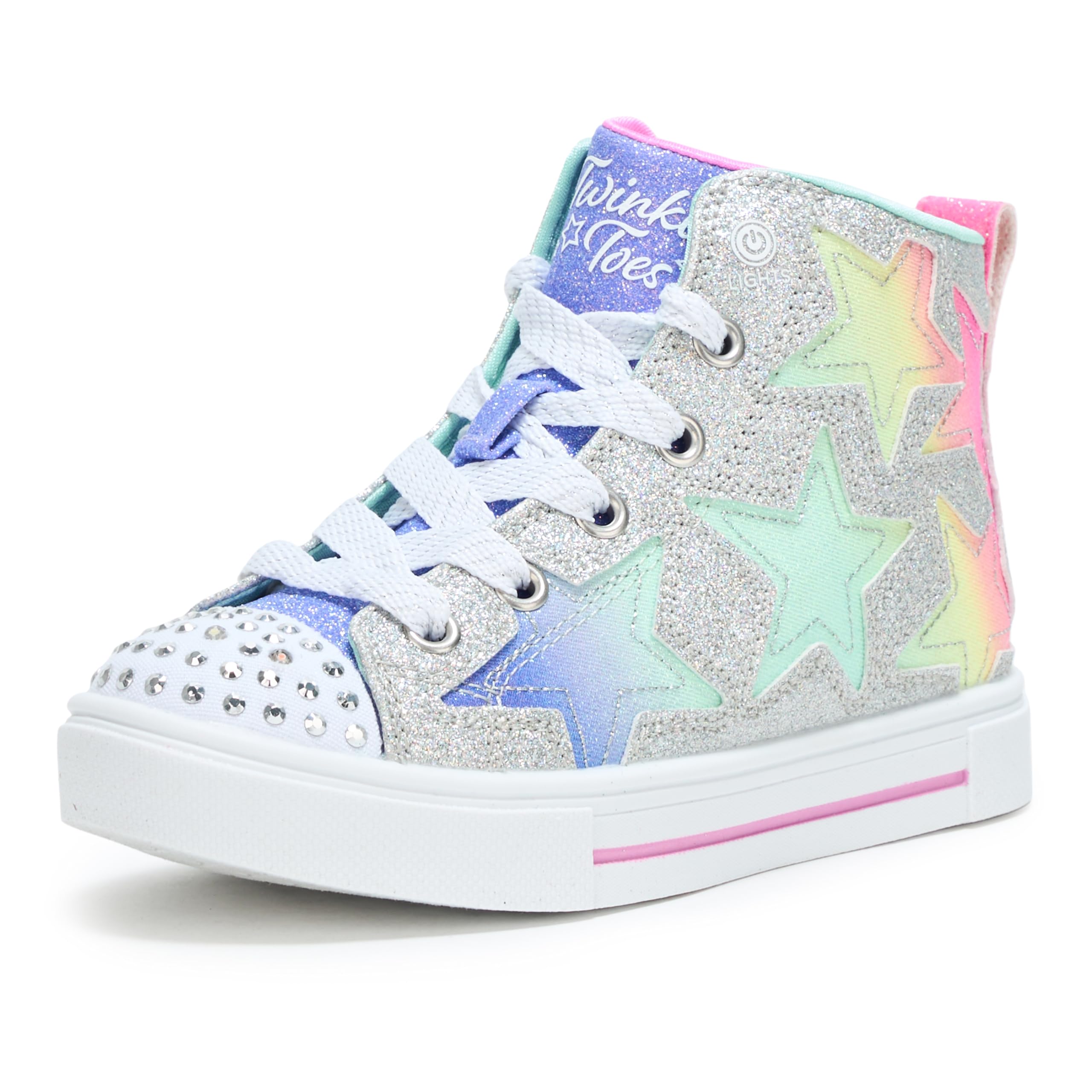 Skechers Girl's Twinkle Sparks-Stellar Star Sneaker