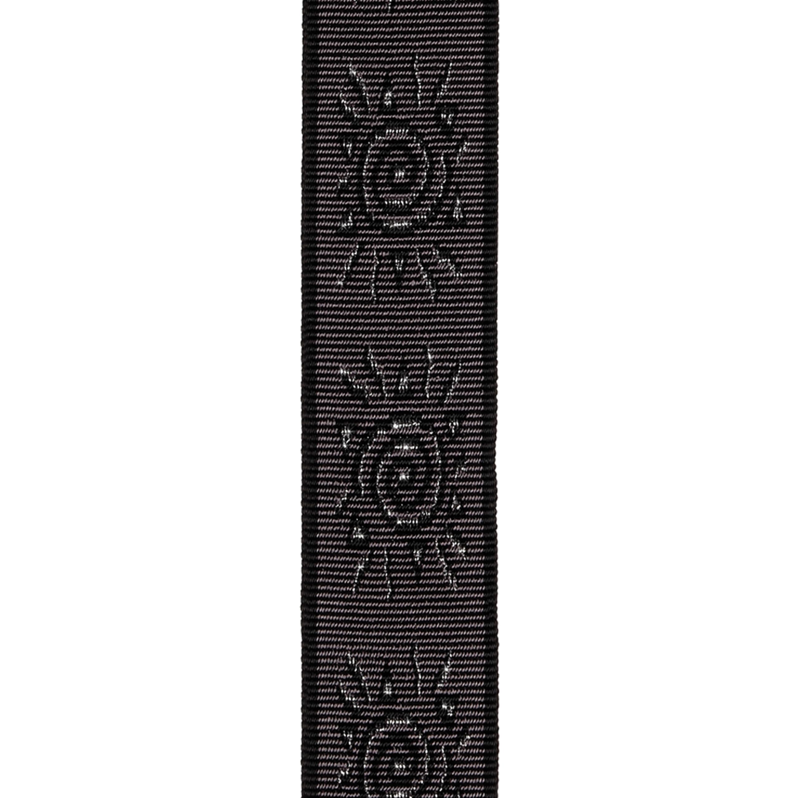 Sangle de guitare D'Addario - Accessoires pour guitares acoustiques et électriques - Embouts en cuir écologique - Soleil vintage, Argenté