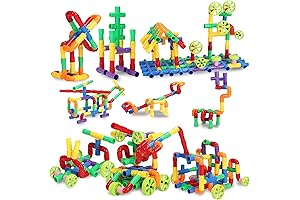 Meigo STEM Building Blocks Toy: Super Creative Kids Material Toys for 3...