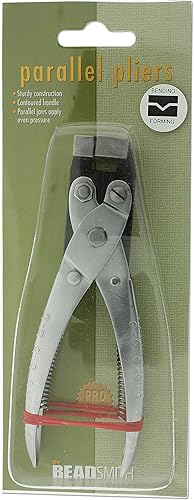 Miniatura 8 de The Beadsmith Alicates paralelos para doblar y formar, 5.25 pulgadas (5.315 in), herramienta de acero para la fabricación de joyas, con mango de