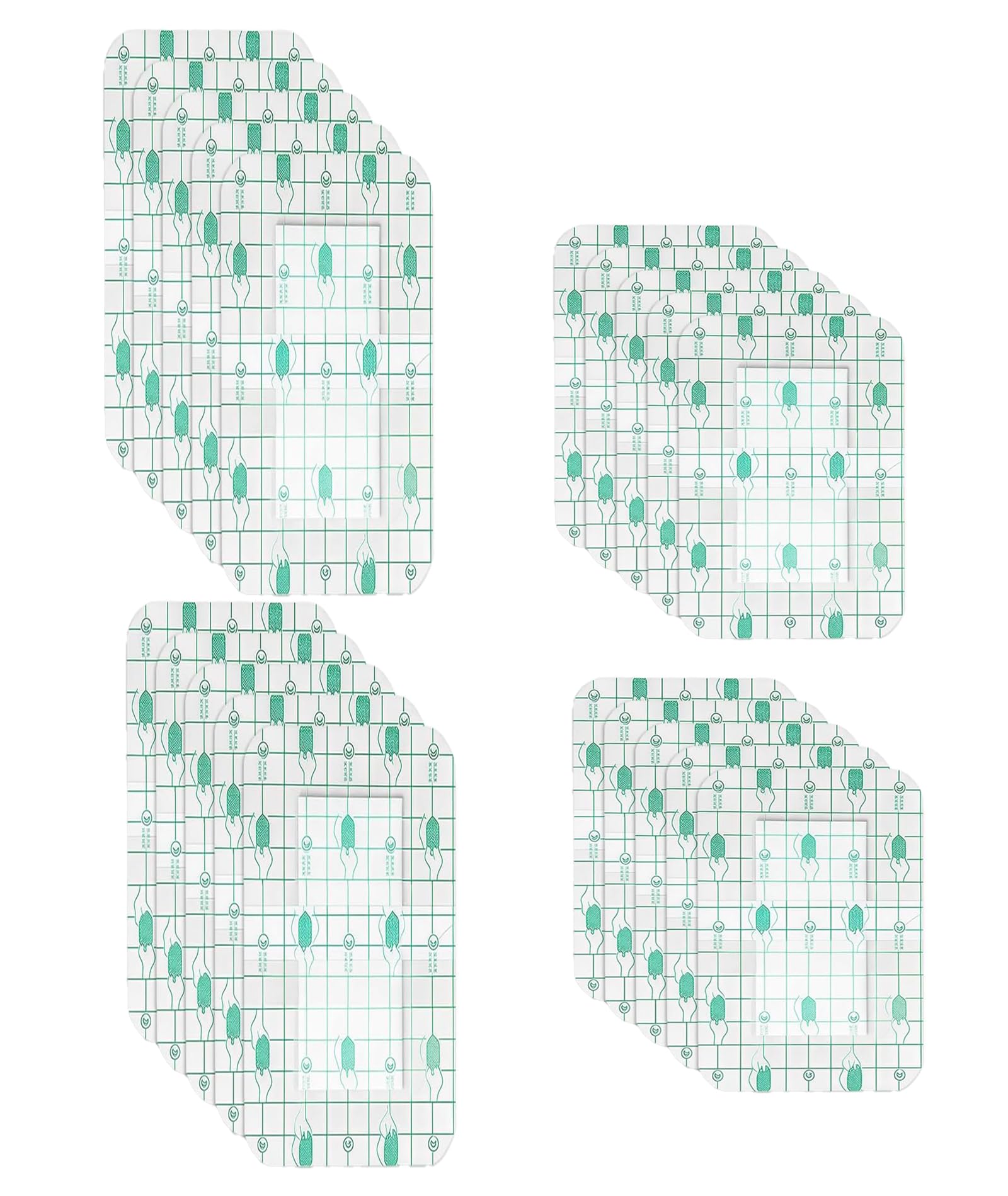 20PCS 10x25cm and 9x15cm Size Hydrocolloid Bandage, Hydrocolloid Dressing, Sterile Adhesive Wound Care Pads for Elderly Care and Post-Surgical Recovery-image-26