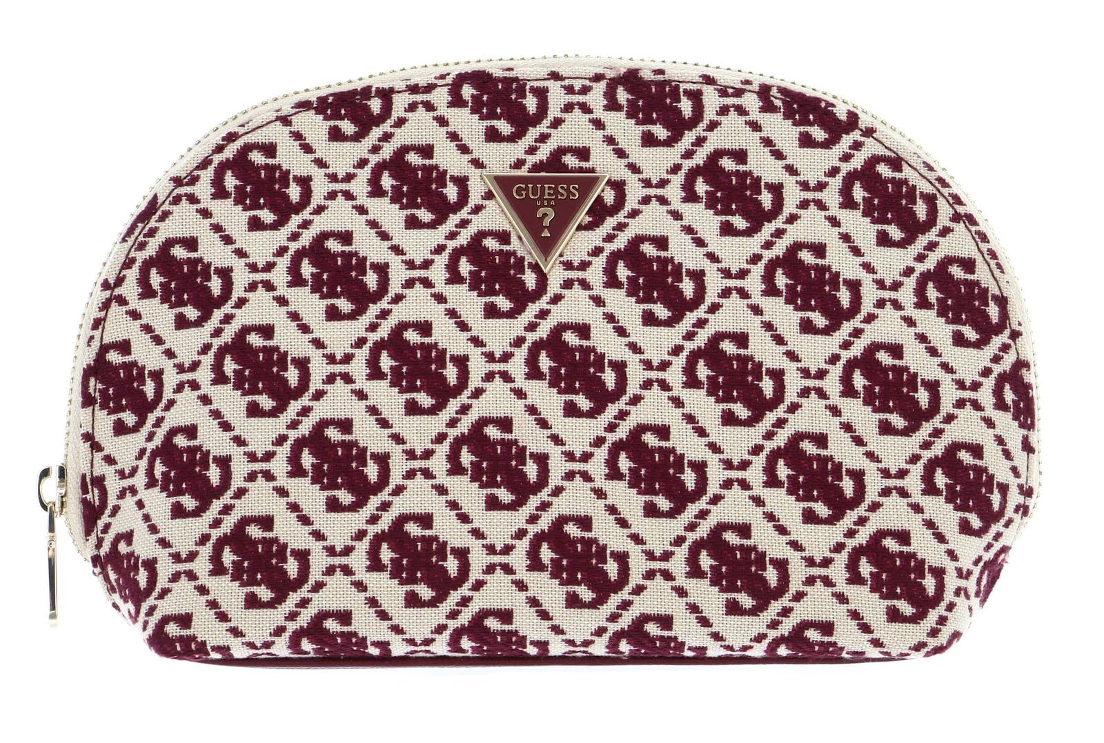 GUESS Kosmetiktasche Dome Cosmetic Pouch Merlot Mehrfarbig