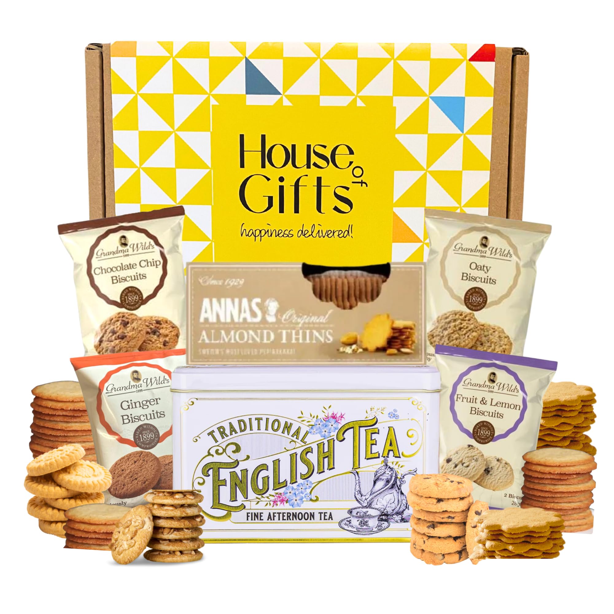 Biscuits Gift Set Afternoon Tea Hamper Gifts Border Biscuit English ...