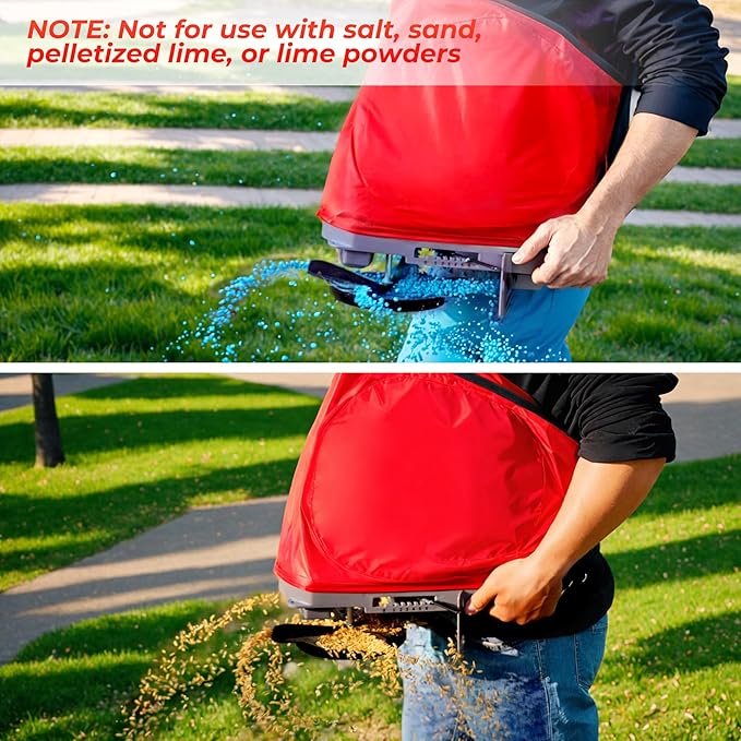 Esparcidor de Semillas Manual Walensee con Bolsa de 25lb miniatura 7