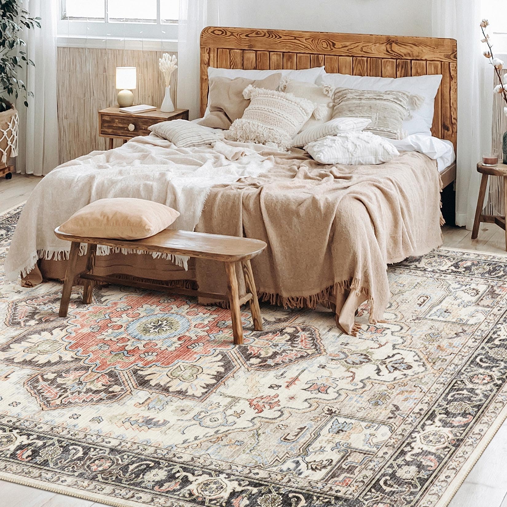 Amazon.com: homewill Area Rug 10x14 for Living Room, Medallion