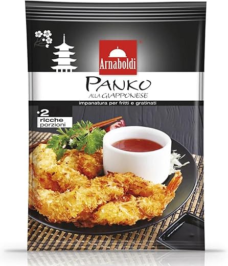 Arnaboldi Panko alla Giapponese - Impanatura per Fritti e Gratinati, Pangrattato per Frittura - 1 Confezione da 200g
