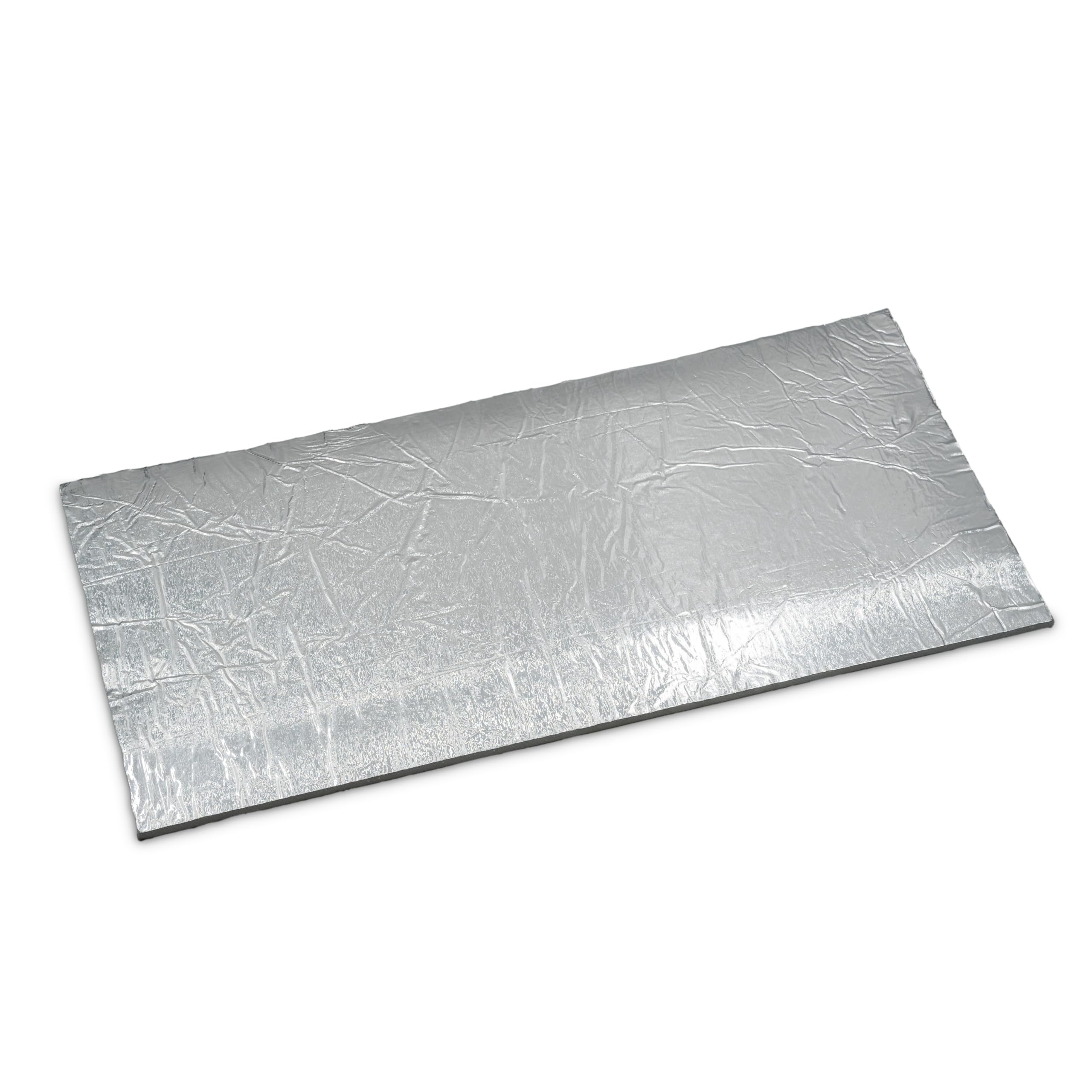 Feuerfest 123 - Keramikfasermatte Aluminium 600x250x5 mm, Aluminiumsilikat, hitzebeständig bis 1.260 °C, Material Dichte 200 KG/m³, Isolierung für Kamine und Öfen