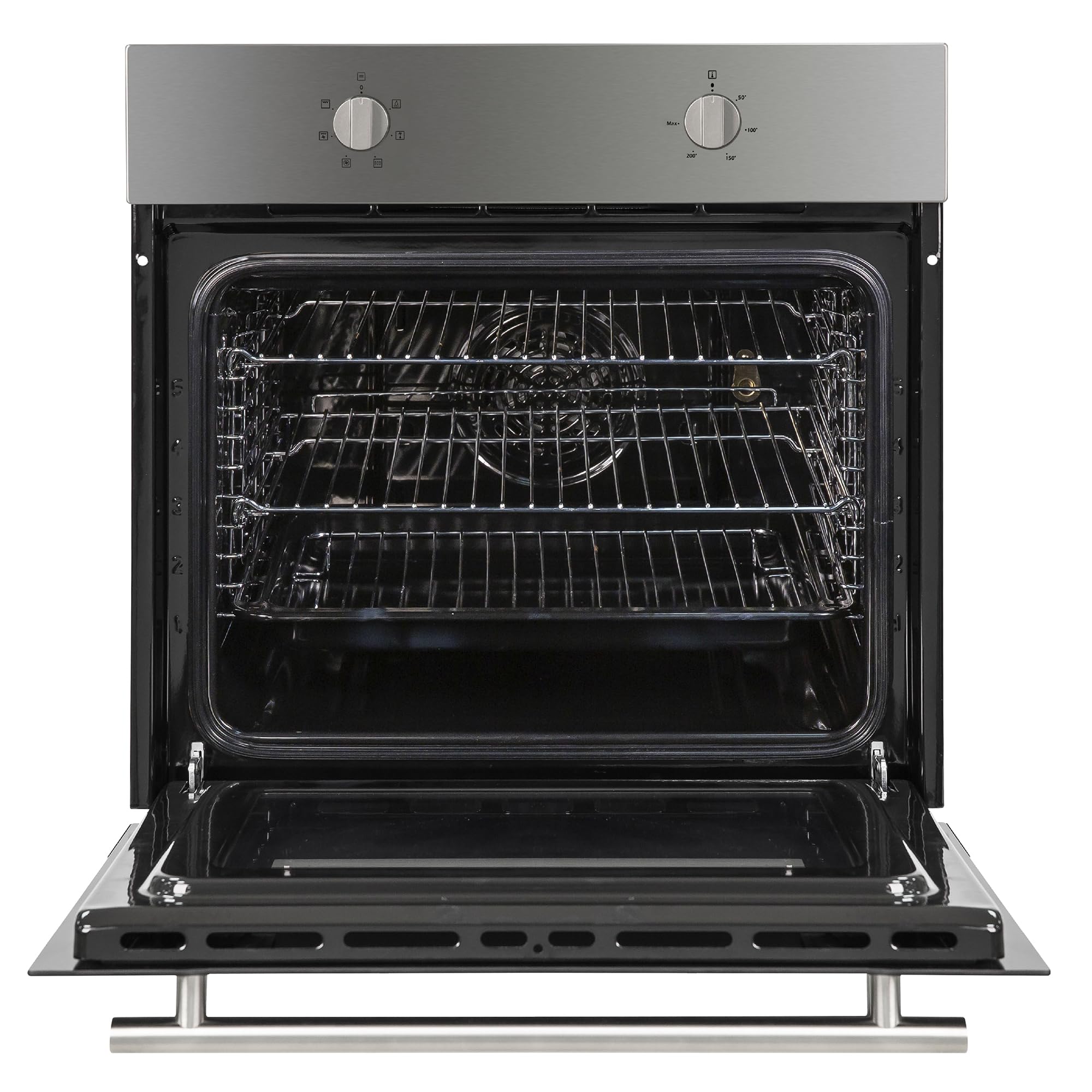 Russell Hobbs 70L, 60cm Wide, Single Electric Built-in Fan Oven and Grill in Stainless Steel, 6 Oven Functions, RHFEO7004SS — view 11